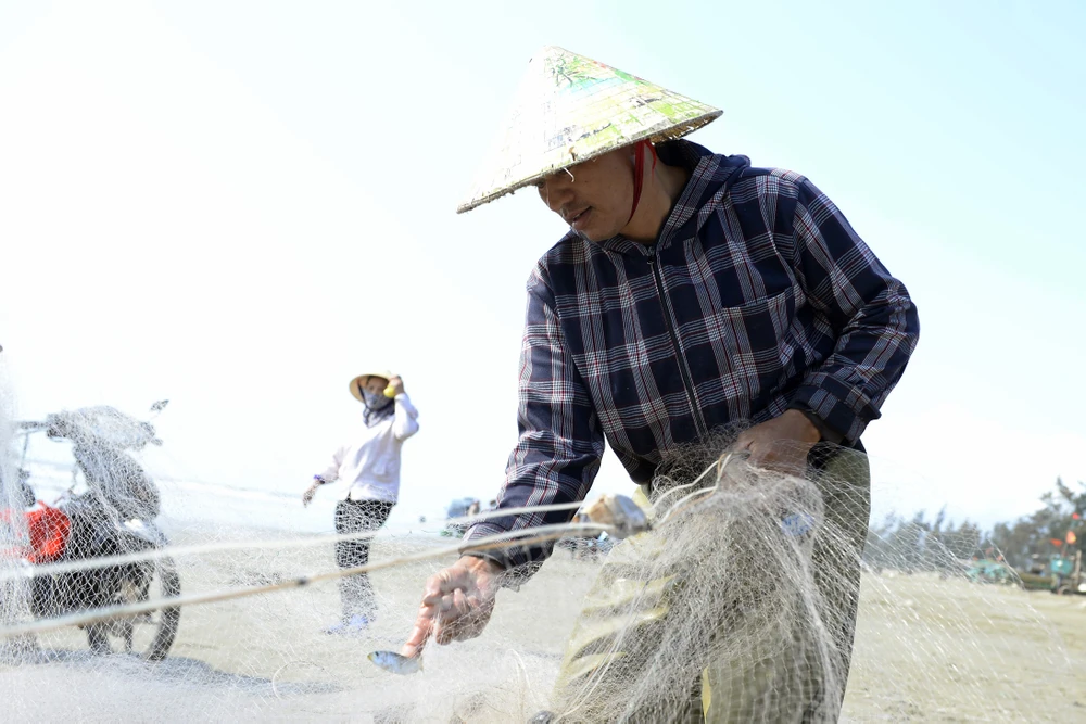 Giá xăng dầu tăng, ngư dân Thanh Hóa bám biển mưu sinh mùa cá trích-.JPG