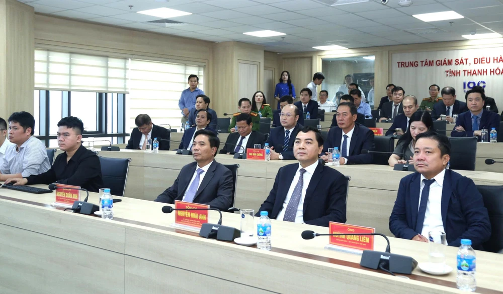 Chính thức vận hành Trung tâm giám sát, điều hành thông minh tỉnh Thanh Hóa-1.jpg