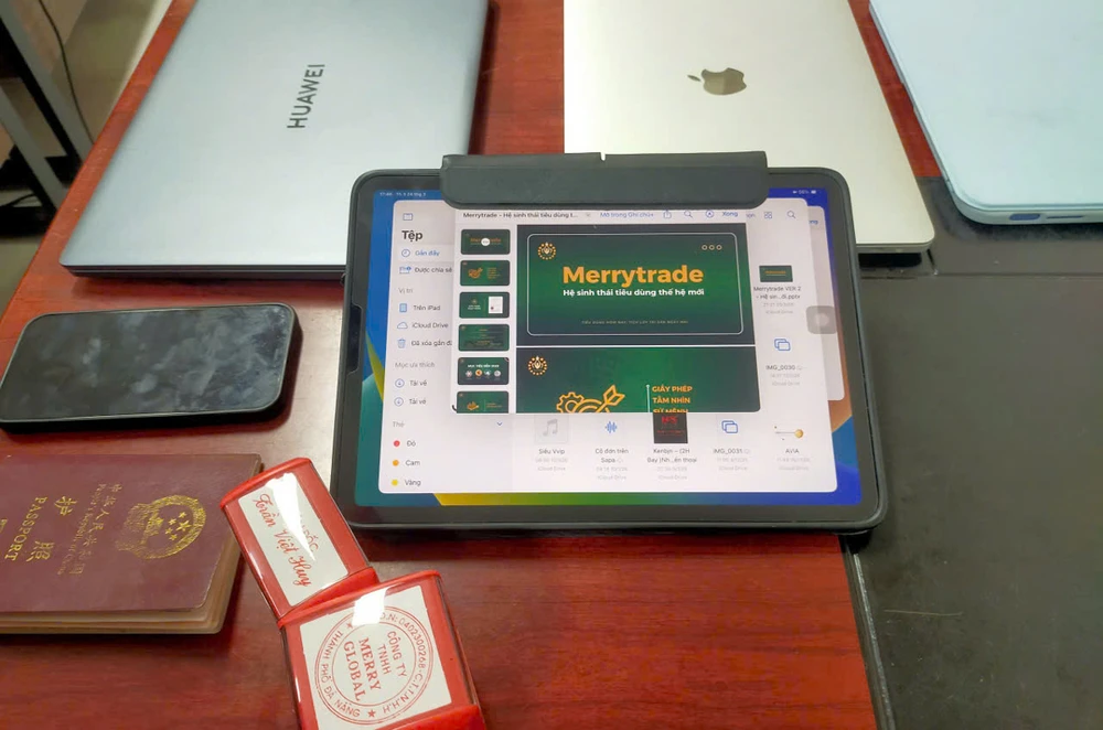 Đánh sập sàn thương mại điện tử Merry Trade lừa đảo hàng chục tỉ đông xuyên quốc gia-3.jpg