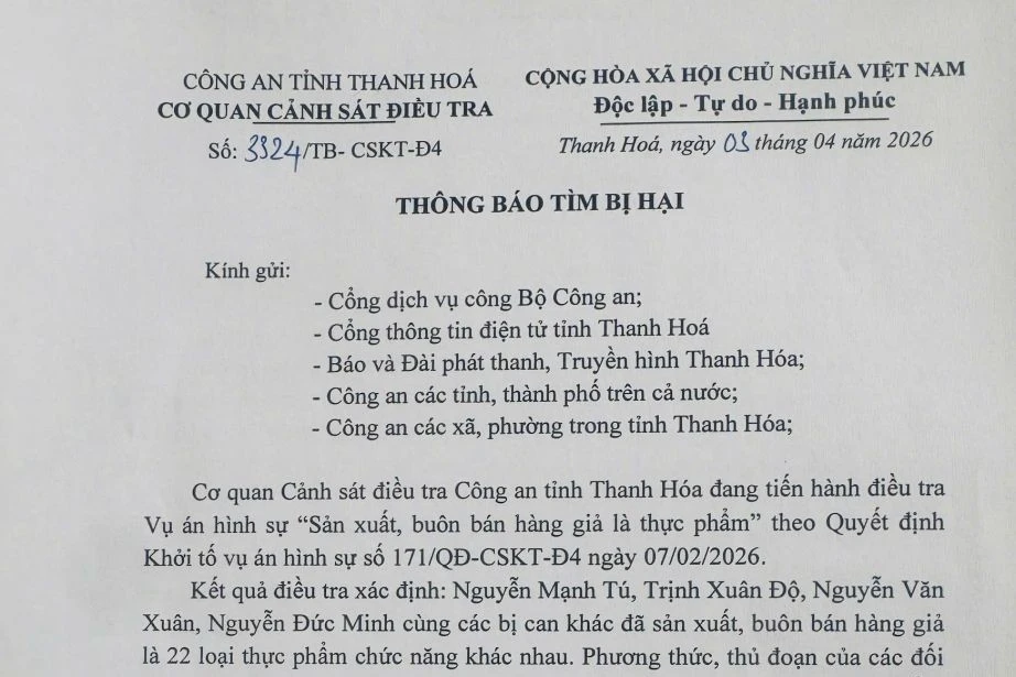 1 Thanh Hóa điều tra đường dây chức năng giả.jpg