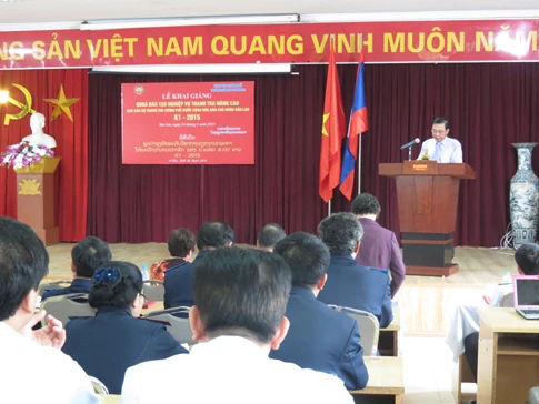 Thanh tra Lào sang Việt Nam học tập về chống tham nhũng ảnh 1
