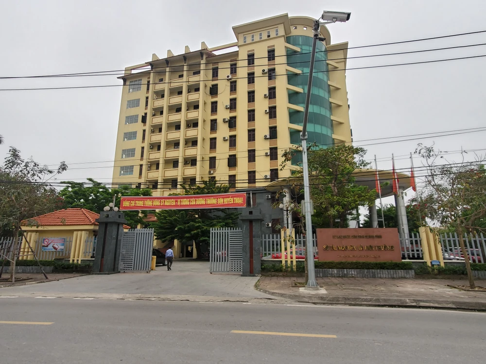 Trụ sở Sở Tài nguyên và Môi trường Quảng Bình. Ảnh: B.T
