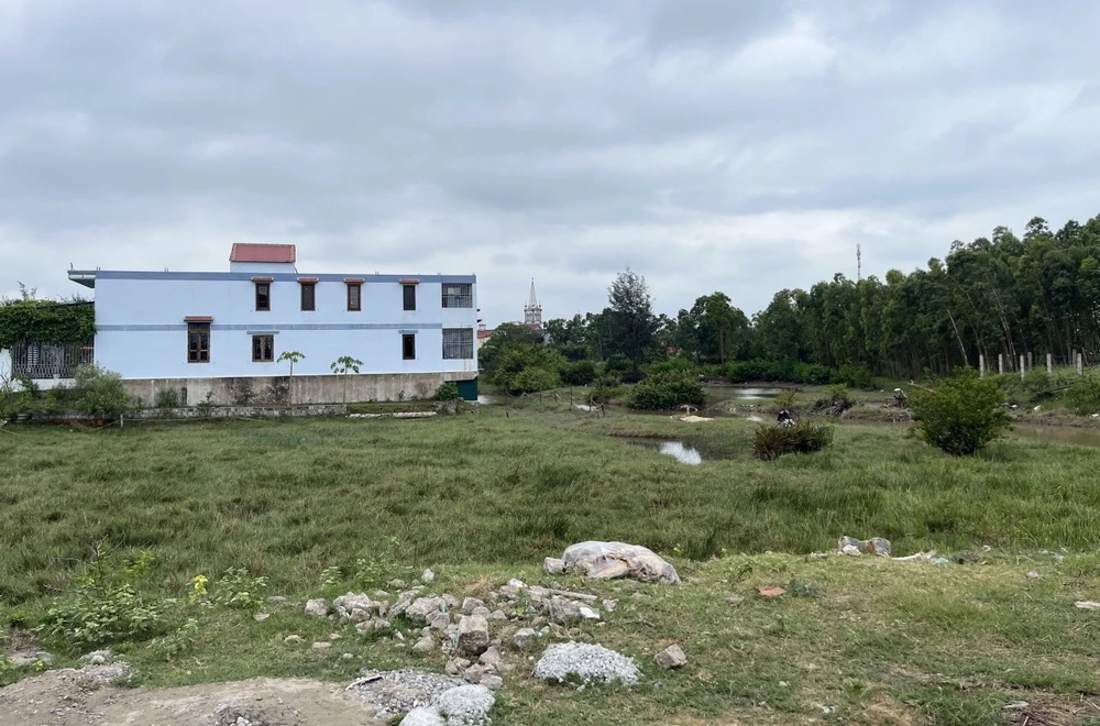 Khu vực phát hiện thi thể của ông S. Ảnh: NDCC