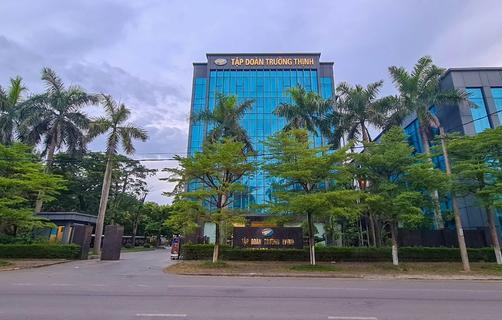 Trụ sở Công ty cổ phần Tập đoàn Trường Thịnh tại TP Đồng Hới, Quảng Bình. Ảnh: BT