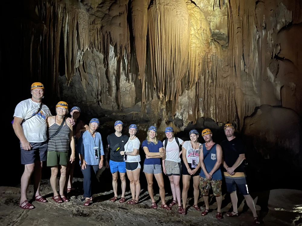 Trong tháng 7, Quảng Bình đã đón khoảng 9.000 lượt khách quốc tế. Ảnh: TTDL PN-KB