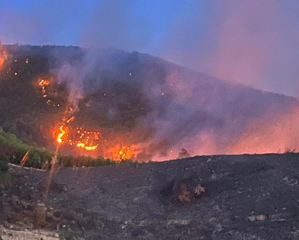 Hiện trường vụ cháy. Ảnh: NDCC