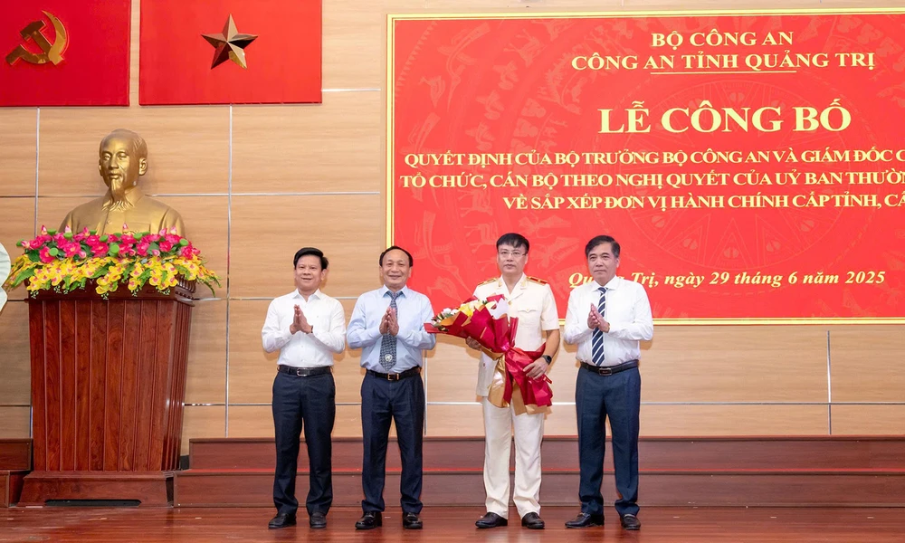 Thiếu tướng Nguyễn Thanh Liêm làm Giám đốc Công an tỉnh Quảng Trị