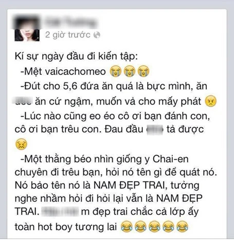 Kí sự ngày đầu đi kiến tập: