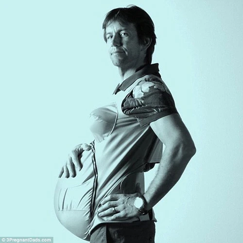 Xem các ông chồng vật vã sống chung với bụng bầu - 8