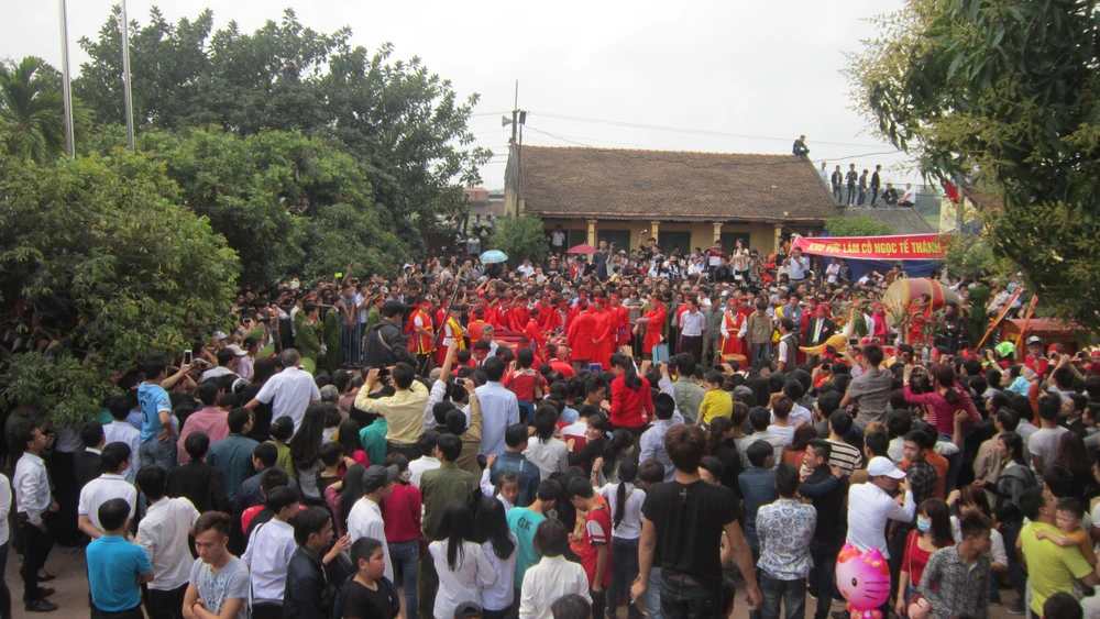 Leo cây xem hội chém lợn ảnh 3