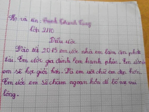 Điều ước 'ba mẹ không chửi nhau' của học sinh lớp 2 - 5