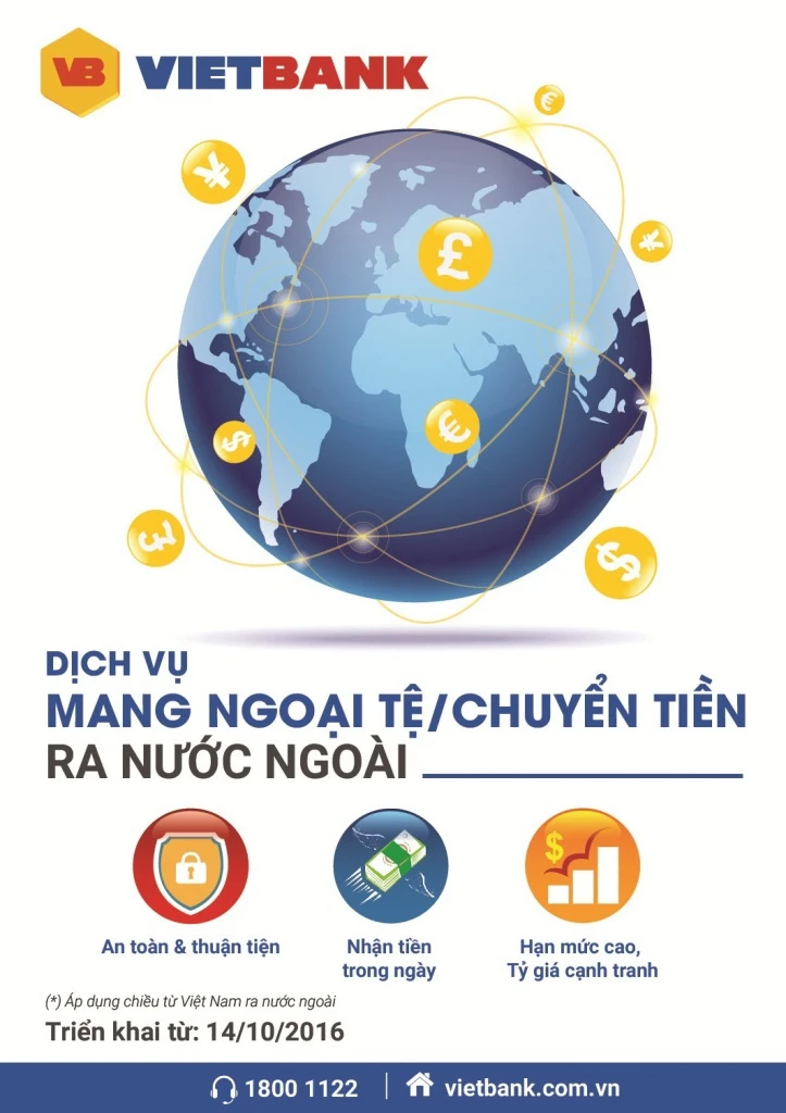 An tâm chuyển tiền quốc tế nhờ dịch vụ của ngân hàng ảnh 1