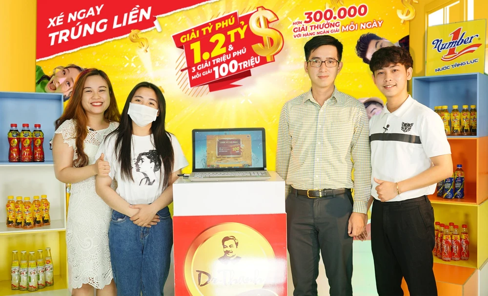 Uống Number 1, người thợ điện trúng 100 triệu đồng ảnh 3