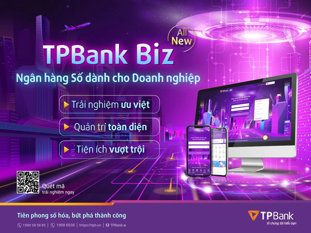 TPBank Biz được thiết kế với giao diện hoàn toàn mới, dễ dàng thao tác và trải nghiệm xuyên suốt trên mọi thiết bị