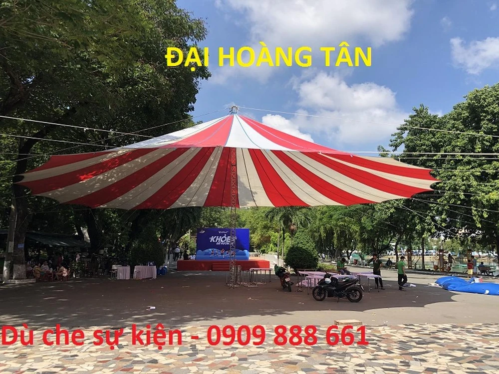 Nhu cầu sử dụng bạt, dù che nắng tăng cao khi vào hè