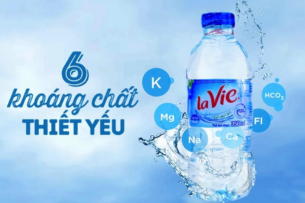 Nước khoáng LaVie cung cấp 6 khoáng chất thiết yếu