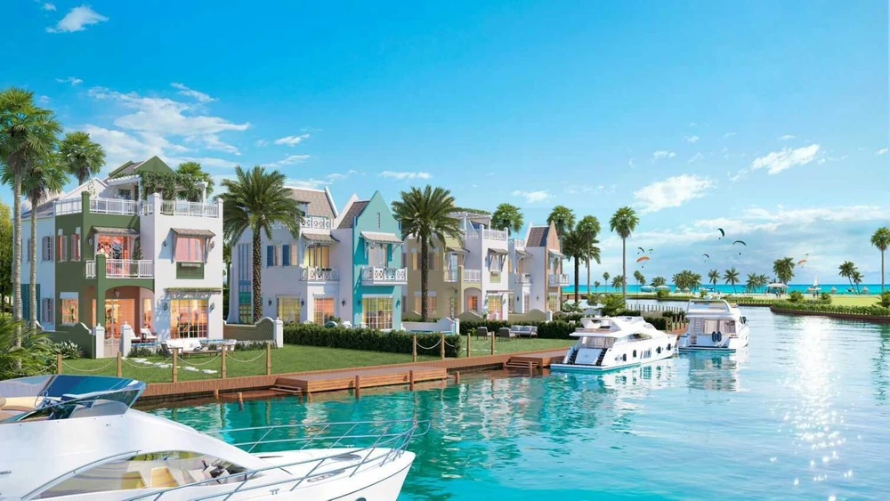 Tiên phong trong việc dẫn nước biển trực tiếp đến từng căn second home là nét đặc trưng của riêng phân kỳ Long Island - NovaWorld Ho Tram