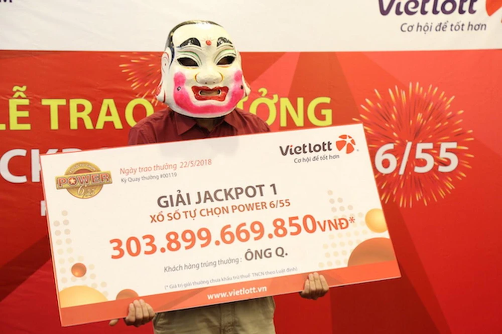 Ông Q. ở Hà Nội là chủ nhân Jackpot cao nhất trong lịch sử tại Việt Nam.