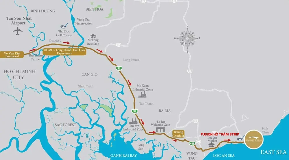 Vị trí dự án trên bản đồ