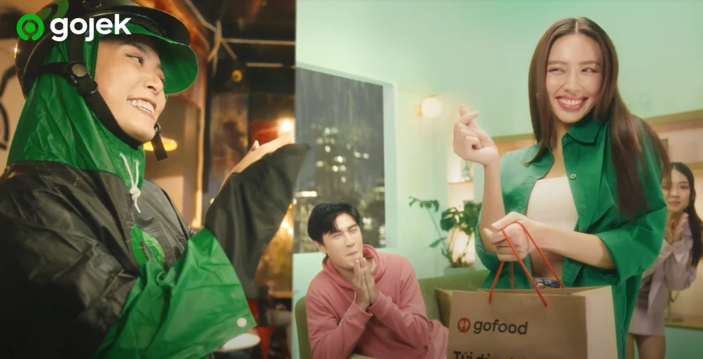 Đồng hành cùng chương trình, Hoa hậu Thuỳ Tiên cũng bày tỏ niềm hứng thú với thực đơn đủ món mê của GoFood.