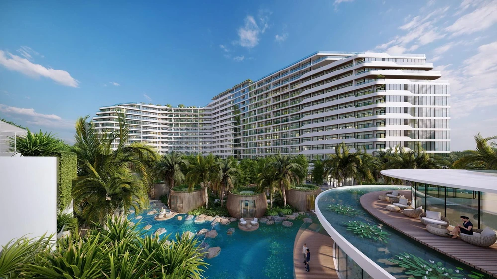 Goco Spa Hồ Tràm có quy mô 5.000m2 với 9 phân khu