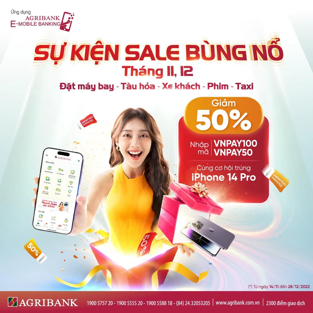 Khách hàng tin tưởng sử dụng các dịch vụ, tiện ích trên ứng dụng Agribank E-Mobile Banking.