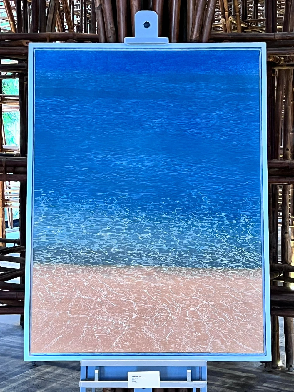 Tác phẩm Biển sóng của Trịnh Minh Tiến