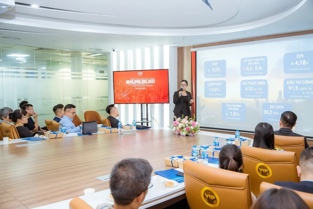 Sự kiện “Tổng quan BĐS Việt Nam, Nhận định thị trường năm 2023 & Chia sẻ bí quyết vượt khủng hoảng” được MSH Group tổ chức thành công vào ngày 16-04 vừa qua Sự kiện “Tổng quan BĐS Việt Nam, Nhận định thị trường năm 2023 & Chia sẻ bí quyết vượt khủng hoảng” được MSH Group tổ chức thành công vào ngày 16-04 vừa qua