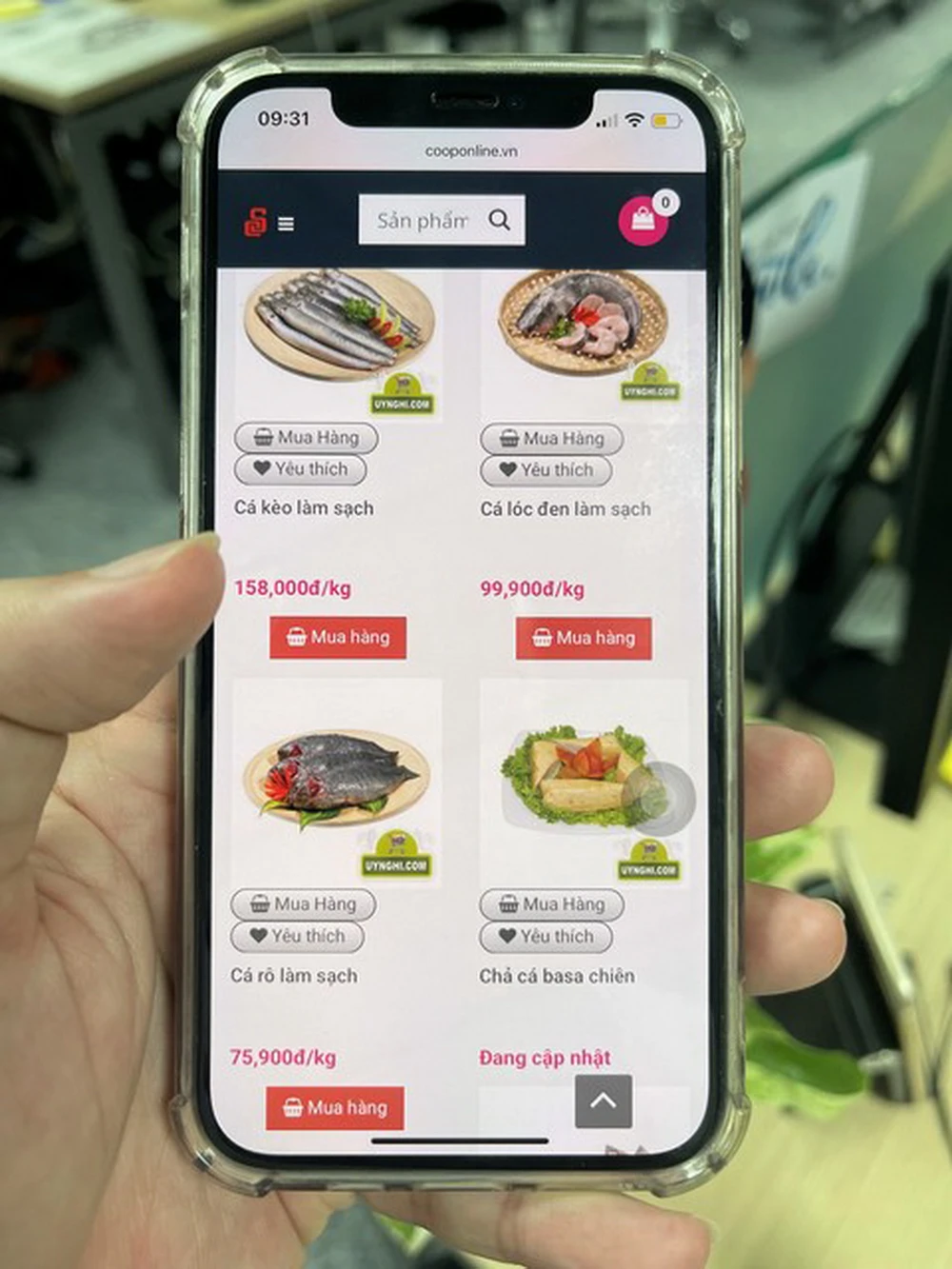 Nhiều hàng hóa đa dạng trên nền tảng website và app Co.oponline. ẢNH: Saigon Co.op
