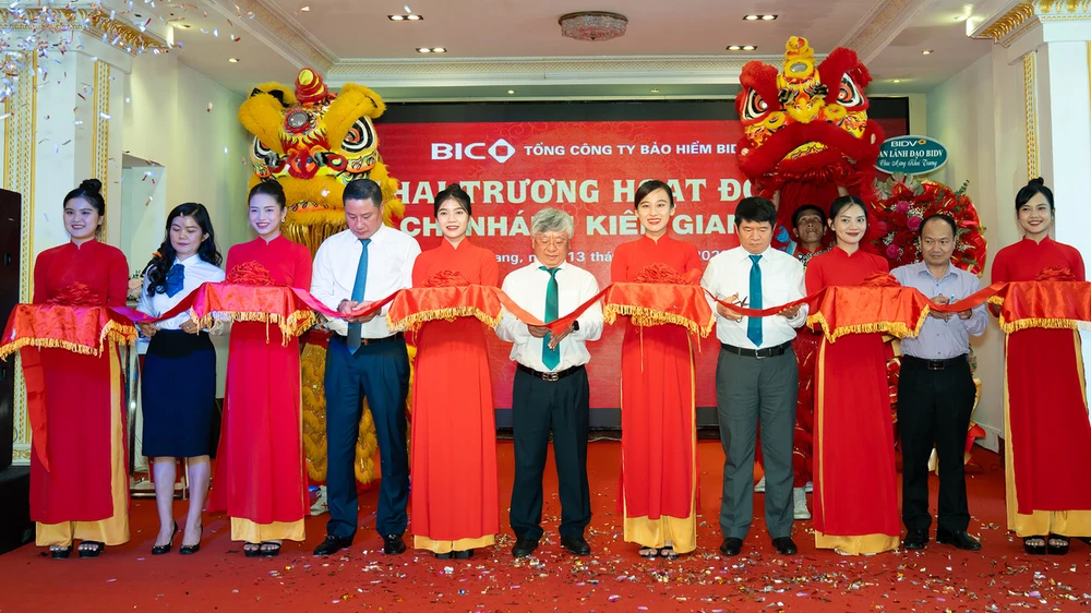BIC khai trương 2 chi nhánh mới BIC Kiên Giang và BIC Tràng An