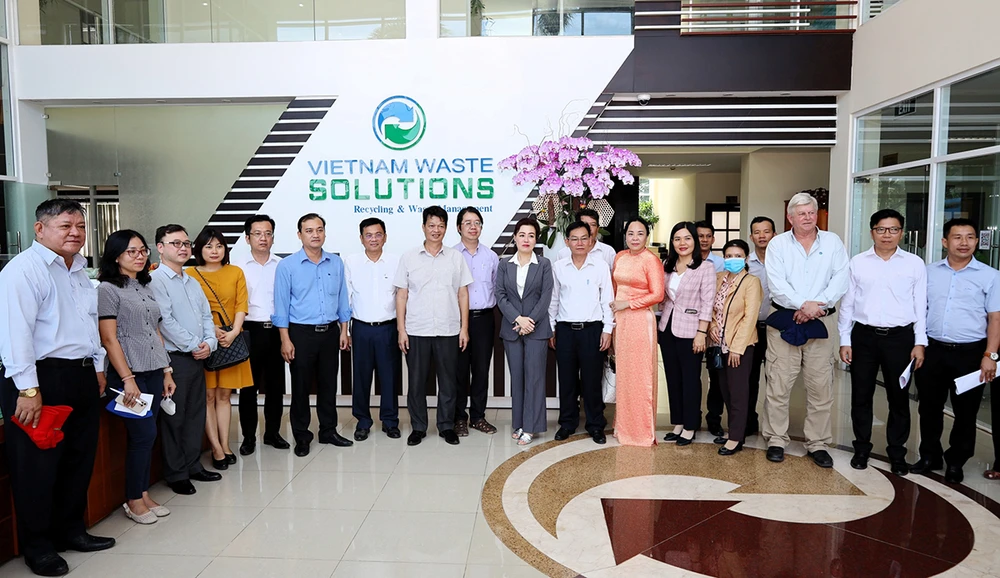 Đoàn khảo sát Trung ương về nông thôn mới tham quan Khu Liên hợp xử lý chất thải Đa Phước