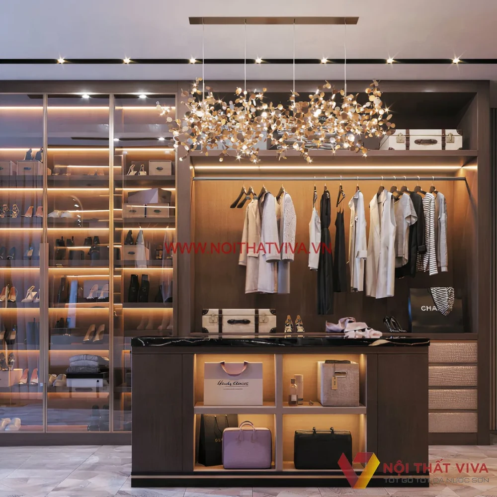 Các mẫu tủ quần áo cánh kính đẹp, giá rẻ tại Nội thất Viva