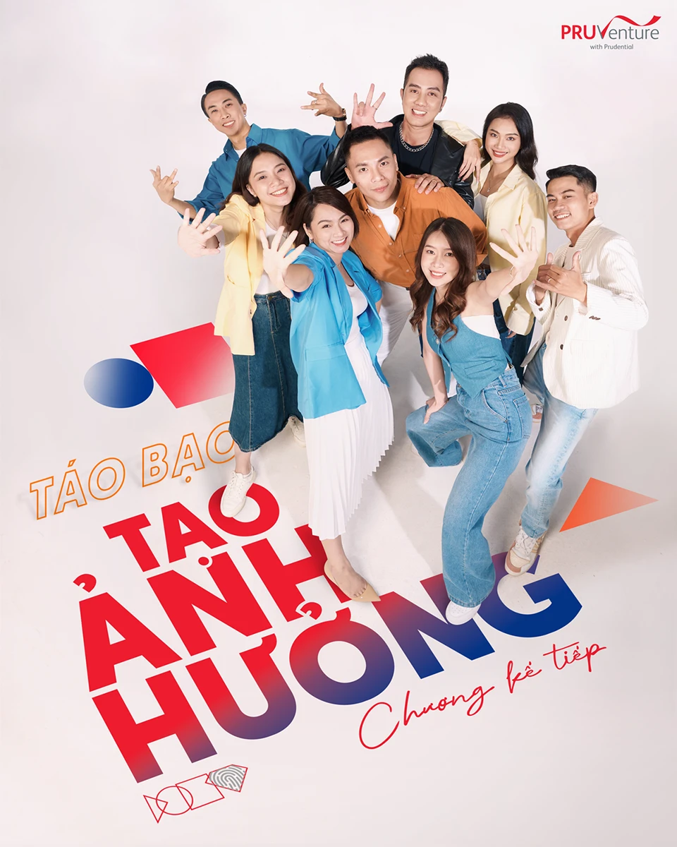 PRUVenture with Prudential với chiến dịch ‘Táo bạo tạo ảnh hưởng’