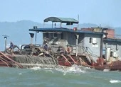 TP.HCM: Xử lý 83 vụ khai thác cát trái phép 