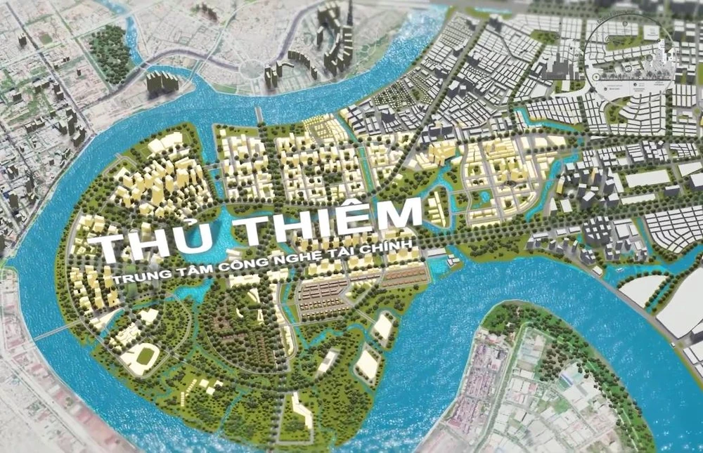 Trung tâm công nghệ tài chính Thủ Thiêm trong tương lai.