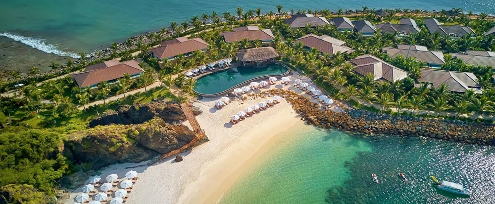 Hình minh họa khu du lịch ở khu D.