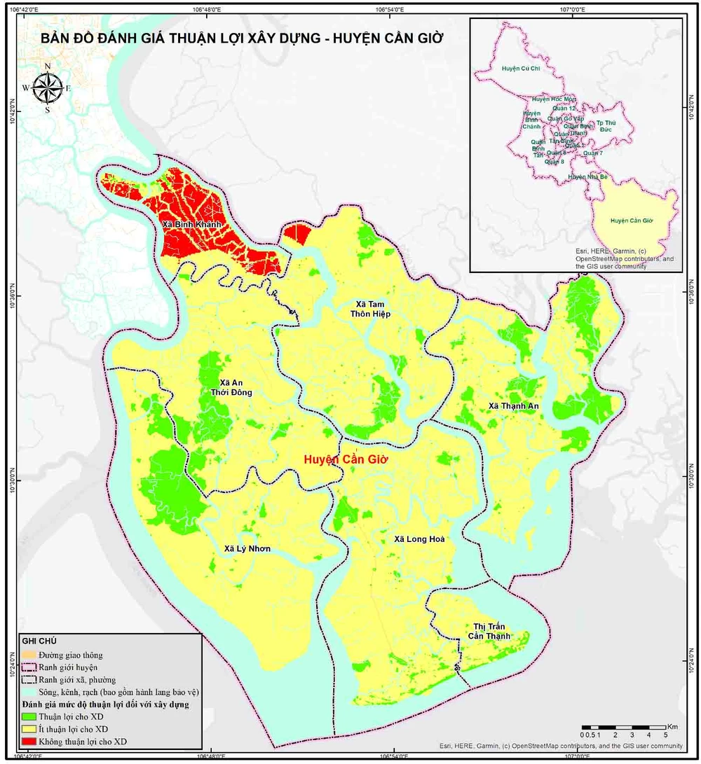 Chủ trương quy hoạch, phát triển huyện Cần Giờ với định hướng trở thành Khu đô thị biển, du lịch sinh thái nghỉ ngơi và giải trí đã được lựa chọn từ phương án quy hoạch phân khu tỷ lệ 1/5000 huyện Cần Giờ theo Thông báo số 519/TB-VP ngày 23-8-2018 của Chủ tịch UBND TP.HCM. Việc định hướng huyện Cần Giờ phát triển theo mô hình Đô thị cảng – du lịch - dịch vụ cao cấp tại khu đô thị phía Nam sẽ tập trung giải quyết các vấn đề về nâng cấp, chỉnh trang mạng lưới giao thông kết nối nội huyện.