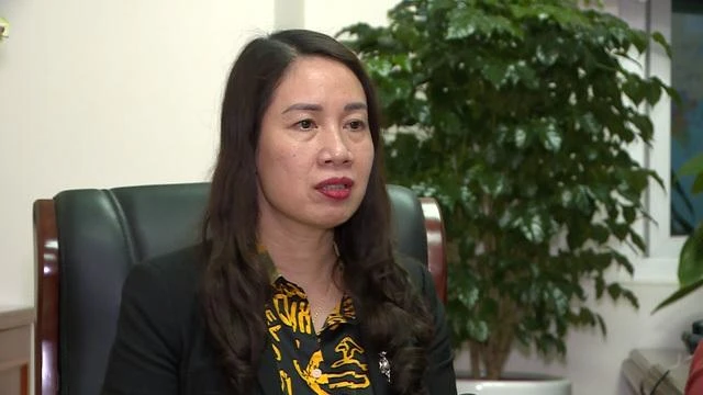 Bà Lan Anh - đại diện Tổng cục Thuế cho biết, quy định sàn TMĐT kê khai, nộp thuế thay người bán là quy định phù hợp với các luật thuế hiện hành. Ảnh: Tổng cục Thuế