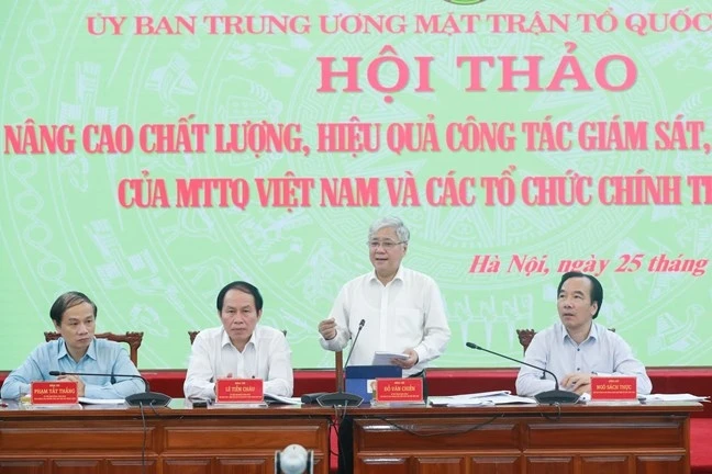 Hội nghị "Nâng cao chất lượng, hiệu quả công tác giám sát, phản biện của MTTQ Việt Nam và các tổ chức chính trị, xã hội".