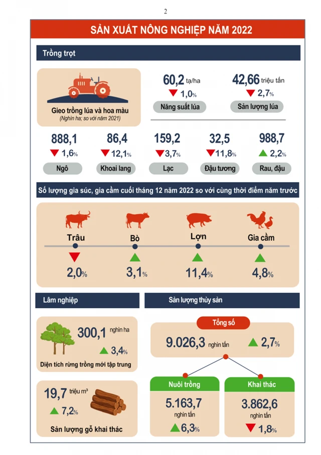 Khu vực nông, lâm nghiệp và thủy sản tiếp tục thể hiện vai trò bệ đỡ của nền kinh tế. Ảnh: Tổng cục Thống kê.