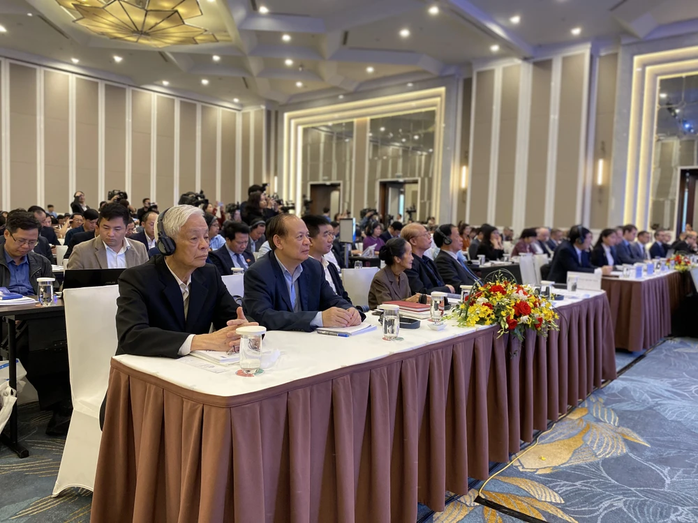 Toàn cảnh Lễ công bố PAPI 2022 sáng 12-4. ẢNH: MINH TRÚC