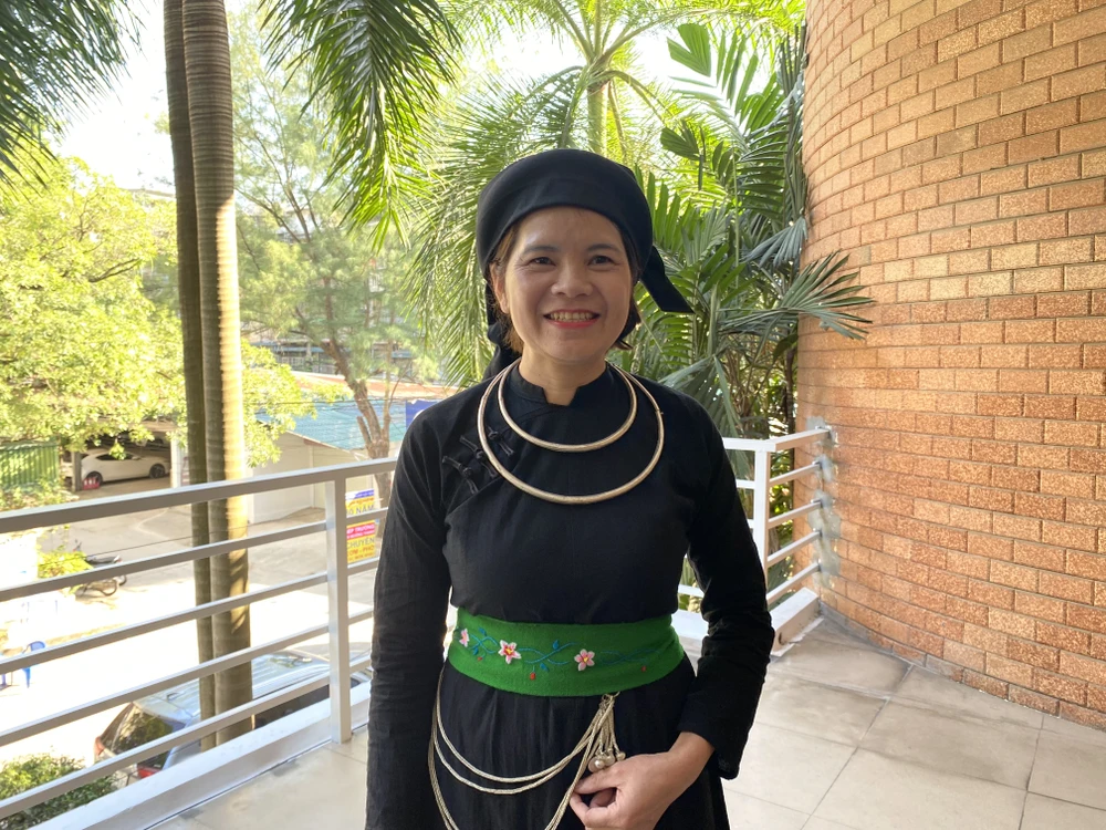 Cô Ma Thị Bạch, giáo viên Trường Tiểu học Minh Quang, huyện Lâm Bình (tỉnh Tuyên Quang) chia sẻ về khó khăn của giáo viên vùng cao.jpeg