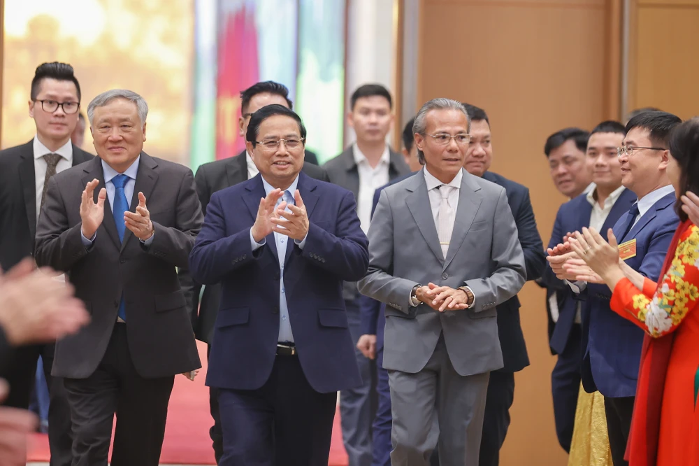 Thủ tướng Phạm Minh Chính chủ trì Hội nghị Thường trực Chính phủ làm việc với các doanh nghiệp nhỏ và vừa Việt Nam