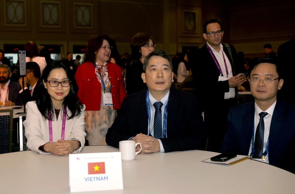 Thứ trưởng Cao Anh Tuấn khẳng định cam kết mạnh mẽ của Việt Nam trong việc thúc đẩy hợp tác đầu tư và thương mại song phương với Mỹ. Ảnh: BTC