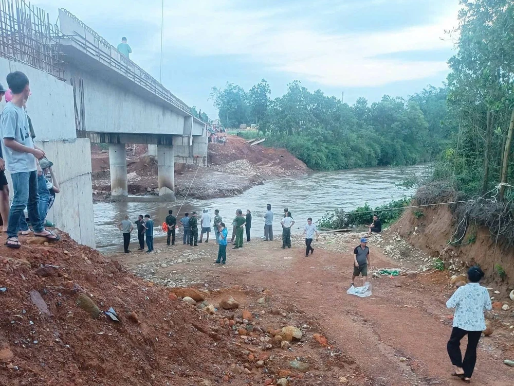 Hiện trường vụ việc xảy ra tại huyện Hải Hà (Quảng Ninh). Ảnh: CTV