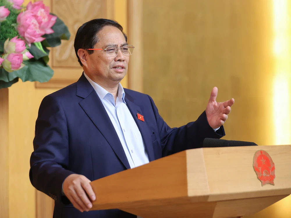 Về triển lãm kỷ niệm 80 năm Ngày Quốc khánh, Thủ tướng lưu ý người dân phải được thụ hưởng, đối tượng phục vụ là cả người trưởng thành và thanh thiếu niên. Ảnh: VGP