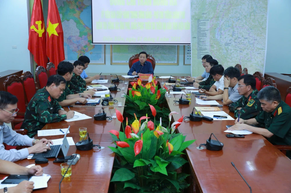 Phó Thủ tướng Trần Hồng Hà trực tiếp chỉ đạo khắc phục lũ quét, sạt lở đất ở Điện Biên