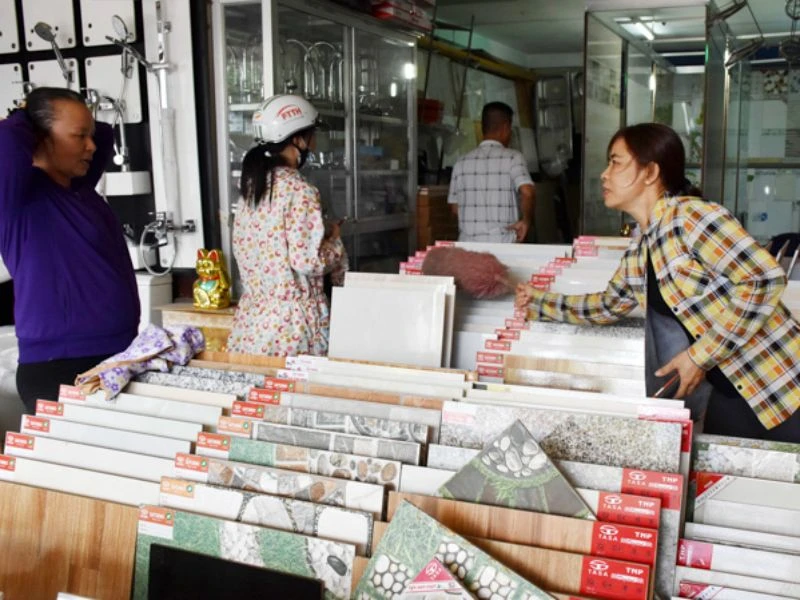 Giá vật liệu bảo dưỡng nhà ở tăng là nguyên nhân khiến chỉ số giá tiêu dùng tháng 7 tăng.