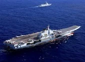 Tàu sân bay Sơn Đông của Trung Quốc tập trận tại Biển Đông
