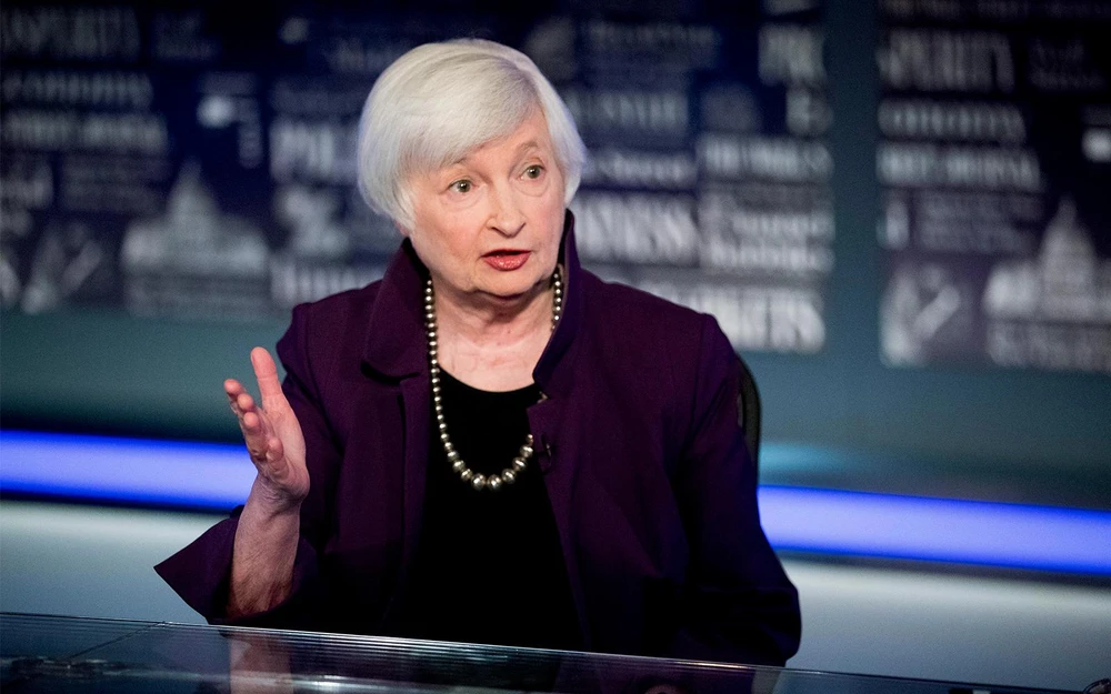 Bộ trưởng Tài chính Mỹ Janet Yellen. Ảnh: AP